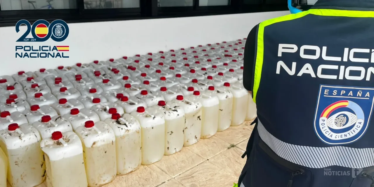 Intervenidos 5.550 litros de combustible en una operación contra la logística del narcotráfico en Rota
