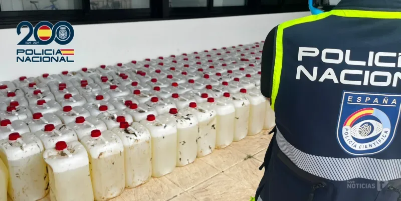 Intervenidos 5.550 litros de combustible en una operación contra la logística del narcotráfico en Rota