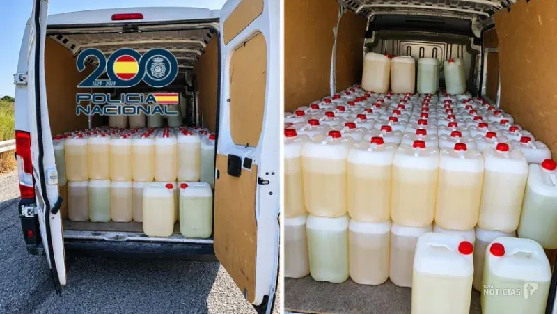Detenido en El Puerto de Santa María con 4.250 litros de combustible destinado al narcotráfico