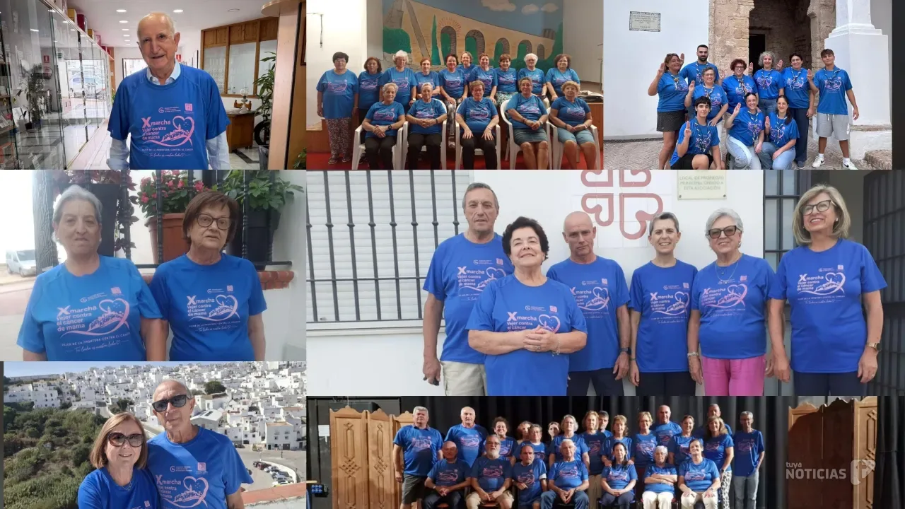 Una ola solidaria invade las redes de Vejer con motivo de la Marcha contra el Cáncer