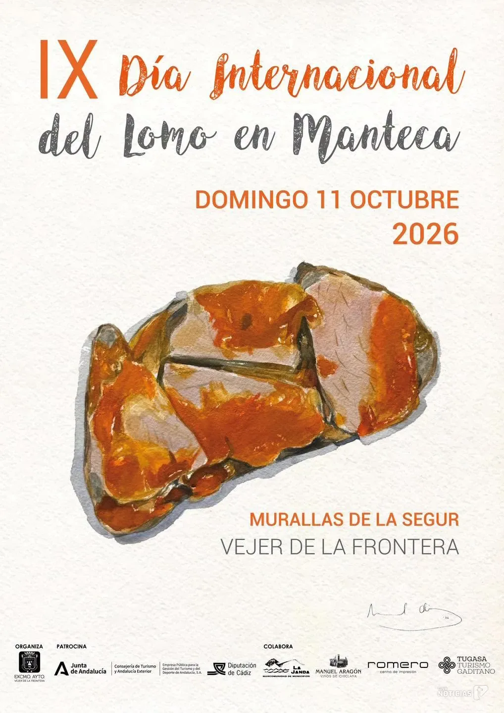 Vejer presenta el cartel del IX Día Internacional del Lomo en Manteca