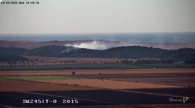 Se declara un incendio forestal en la zona de El Retín de Barbate