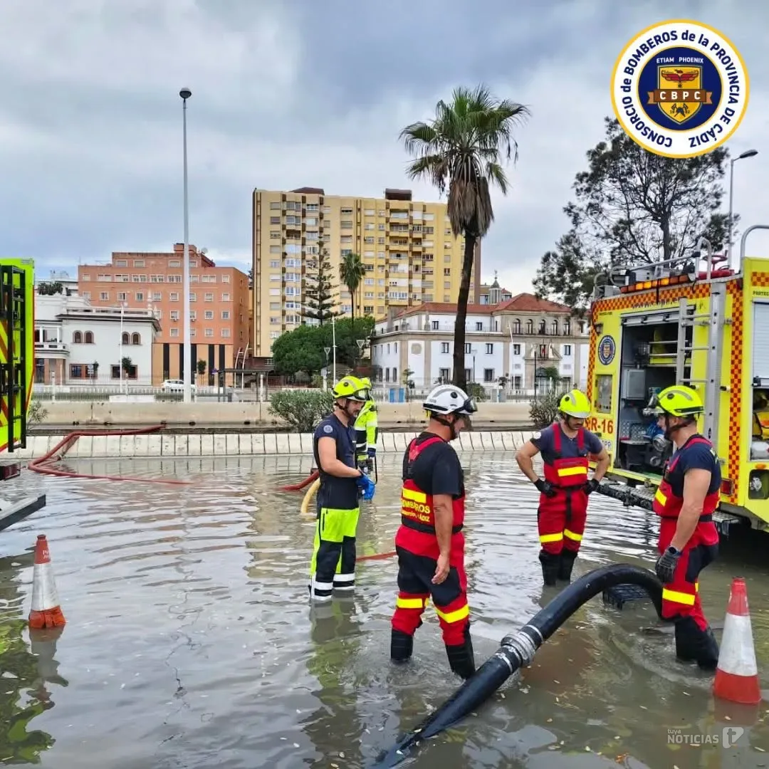 El temporal remite en la provincia de Cádiz con la finalización de los trabajos de limpieza