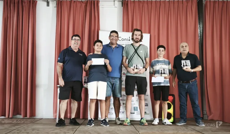 Algunos de los ganadores de hoy