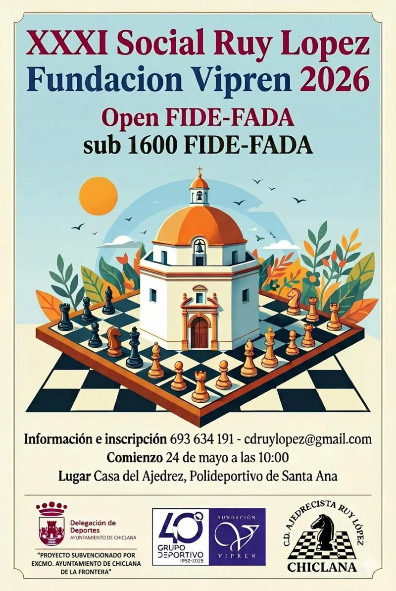 XXXI Social Ruy López - Fundación Vipren 2026