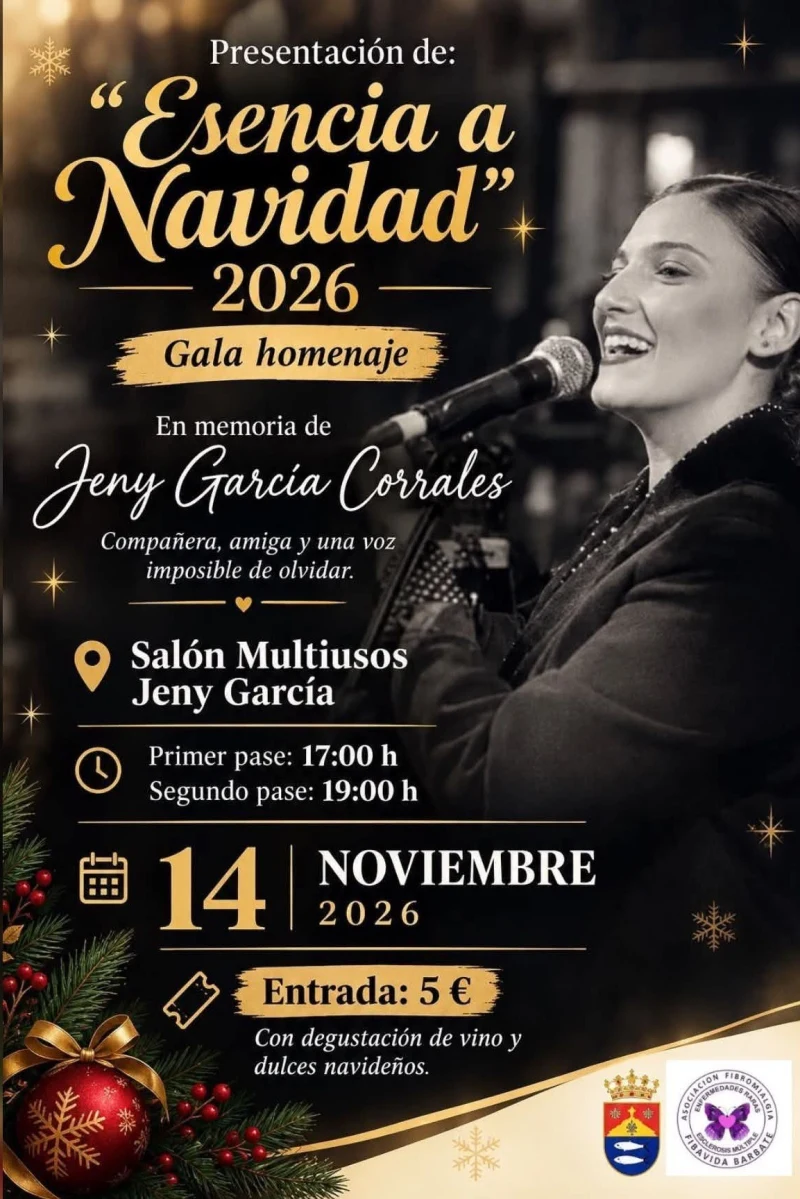 Esencia a Navidad 2026. Gala homenaje a Jeny García Corrales