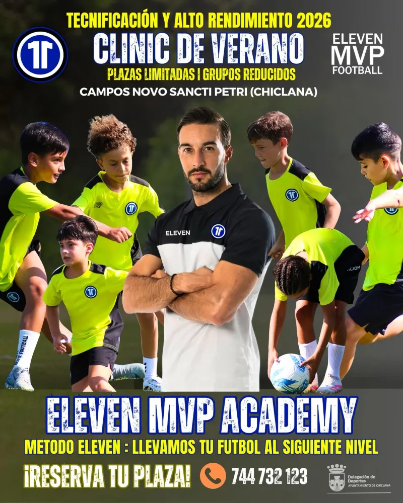 Clinic de Verano Eleven MVP Football. Tecnificación y Alto Rendimiento 2026