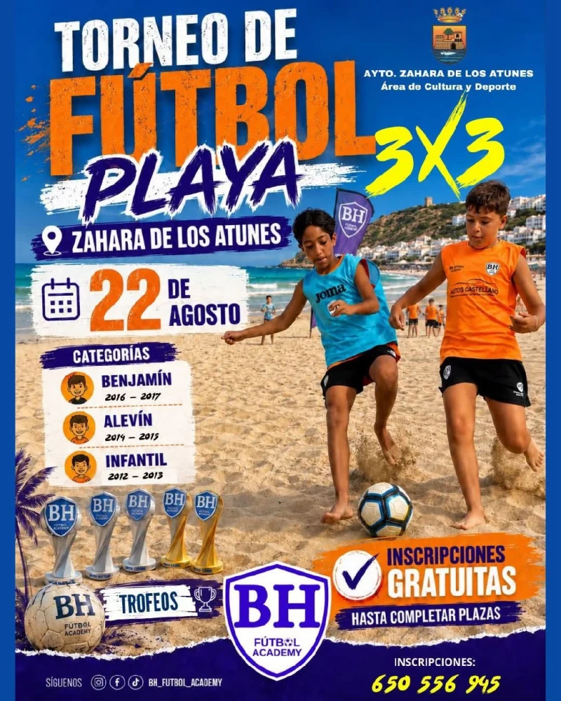Torneo de fútbol playa 3x3