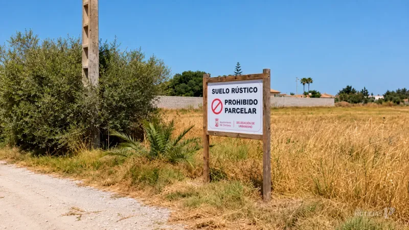 Urbanismo instala cartelería sobre la prohibición de parcelar en suelo rústico