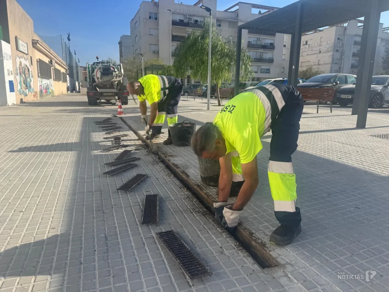 Chiclana Natural adelanta la limpieza de pluviales ante las lluvias de otoño e invierno