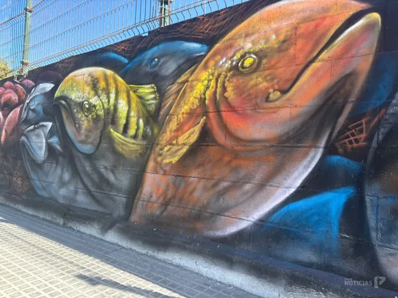La almadraba protagoniza el nuevo mural de La Janda en Zahara de los Atunes