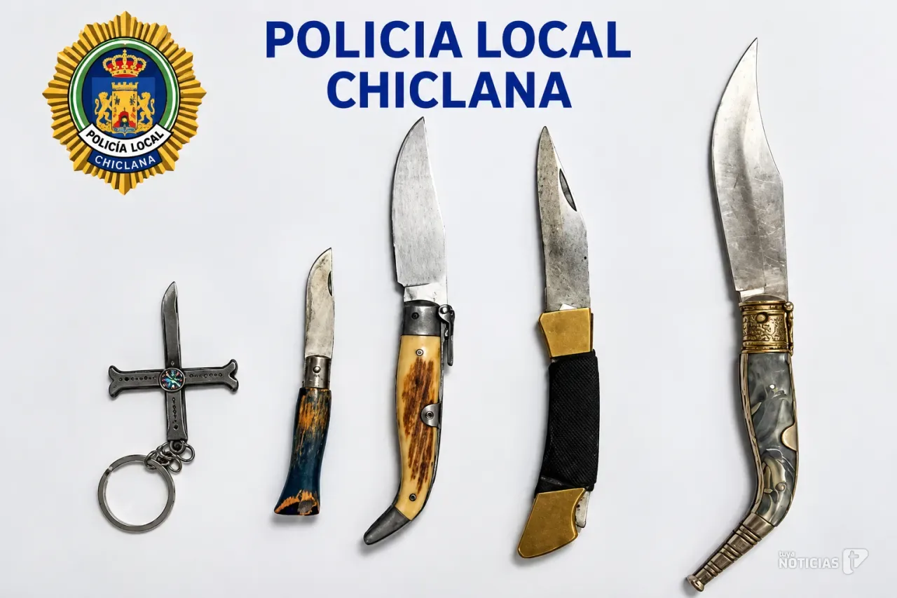 Se marchan sin pagar 40 euros en Novo Center y la Policía les interviene cuatro navajas