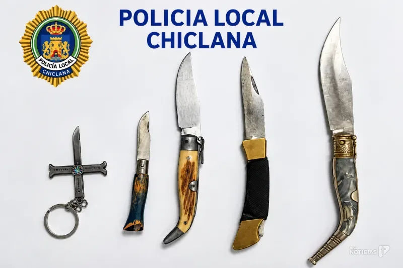 Se marchan sin pagar 40 euros en Novo Center y la Policía les interviene cuatro navajas