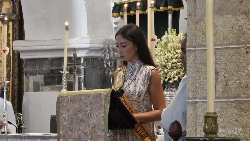 La Función Principal y la procesión de la Virgen de la Oliva marcan el día grande de Vejer