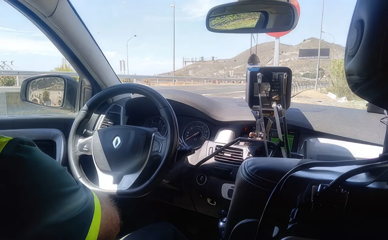 Captado a más del doble de la velocidad permitida