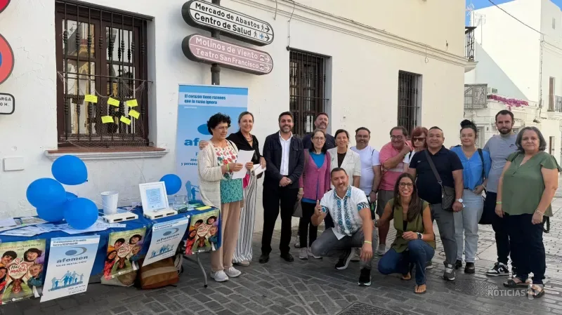La salud mental sale a la calle en Vejer para combatir el estigma y reclamar más recursos