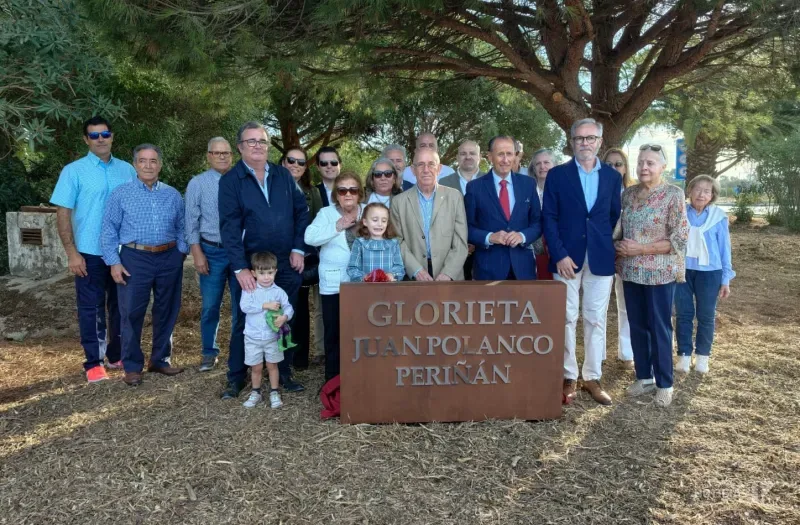 Chiclana dedica una glorieta a Juan Polanco, empresario referente de la ciudad