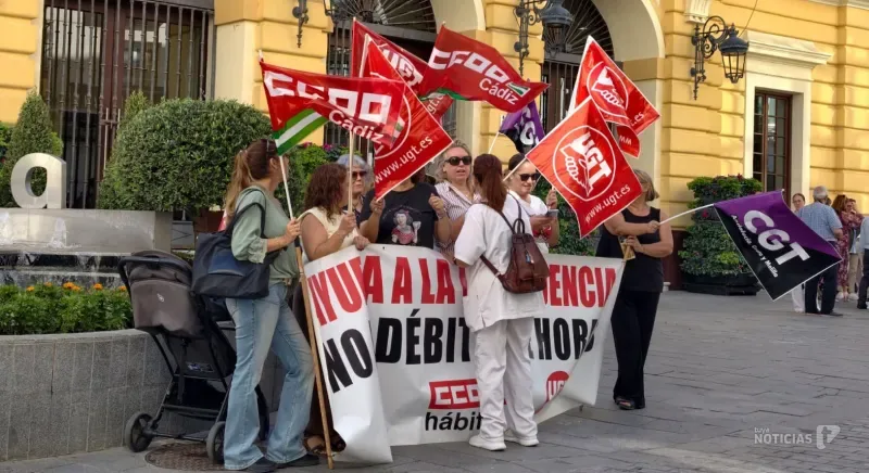 La ayuda a domicilio vuelve a la calle en Chiclana