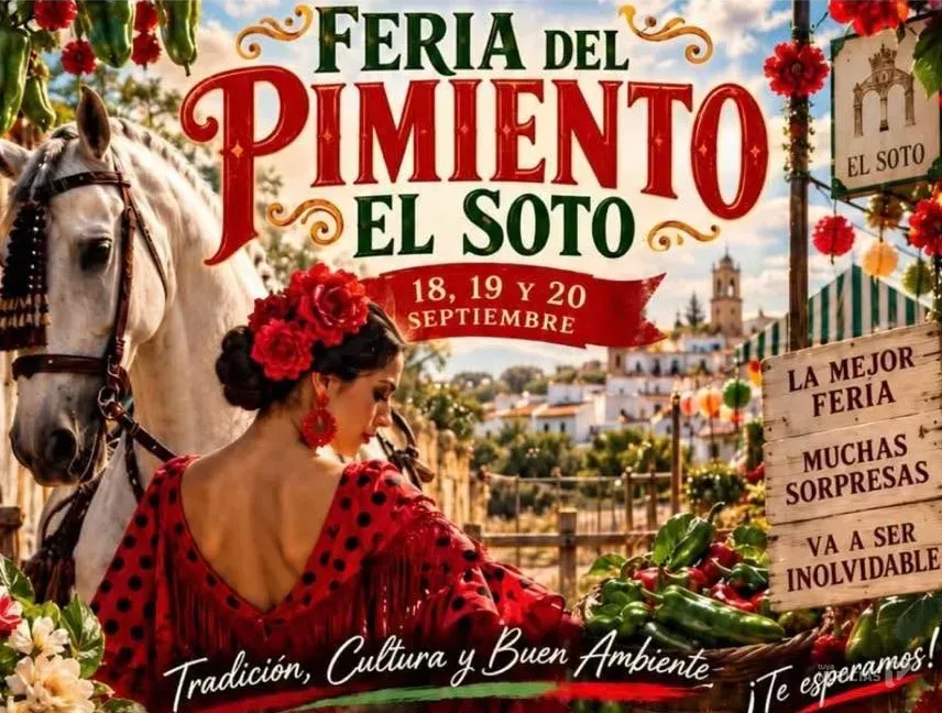 El Soto celebra su Feria del Pimiento del 18 al 20 de septiembre