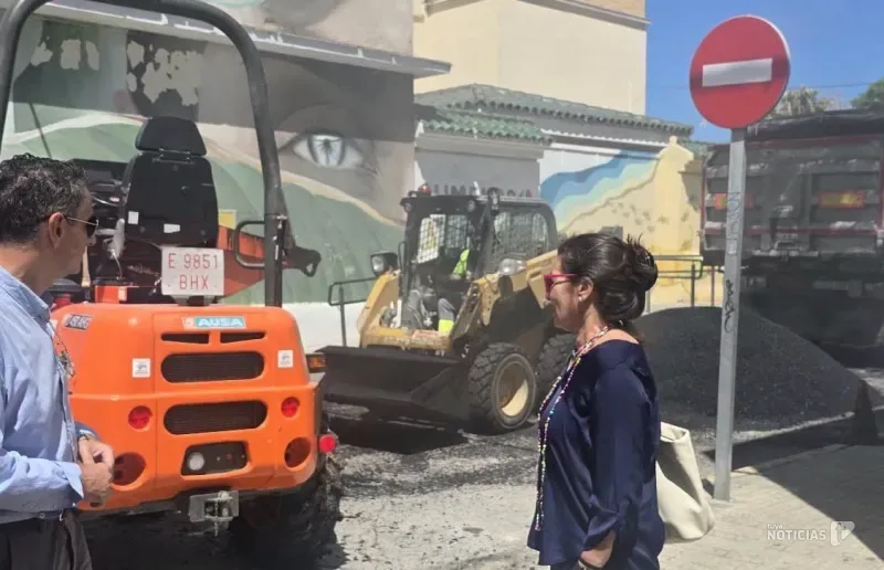 Barbate entra en la recta final de unas obras que renovarán más de 11.000 metros cuadrados de calles