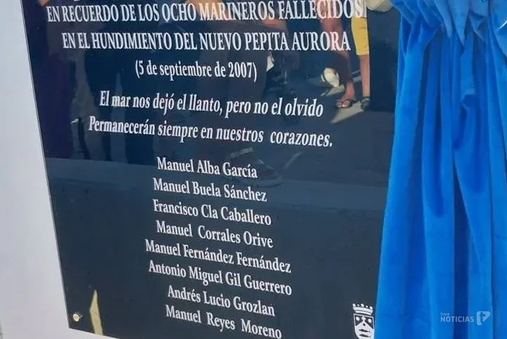 Barbate recuerda a las víctimas del Nuevo Pepita Aurora 19 años después de la tragedia