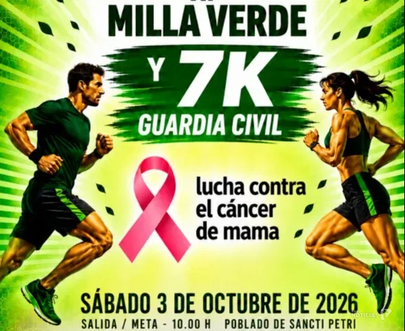 Más de 1.300 inscritos en la XI Milla Verde y 7k Guardia Civil de Sancti Petri
