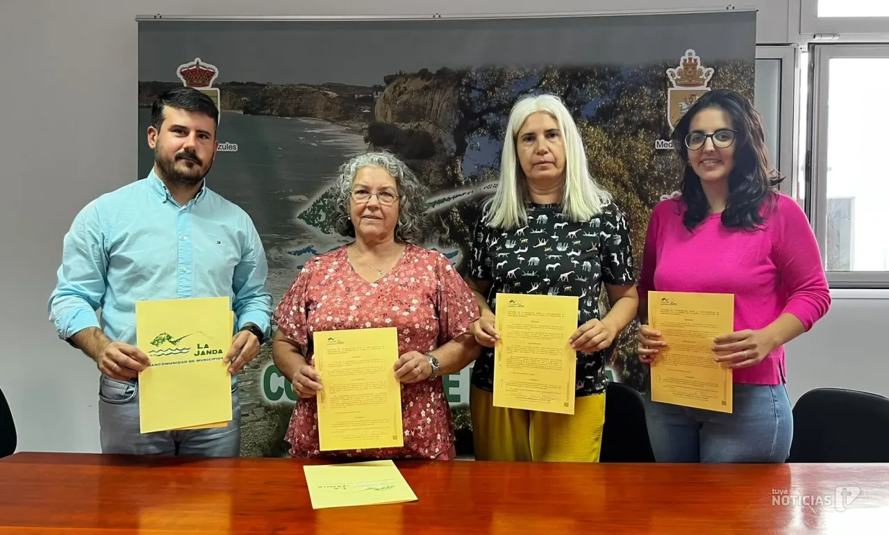La Mancomunidad de La Janda firma convenios de colaboración con AFA Recuérdame y la Asociación de Fibromialgia