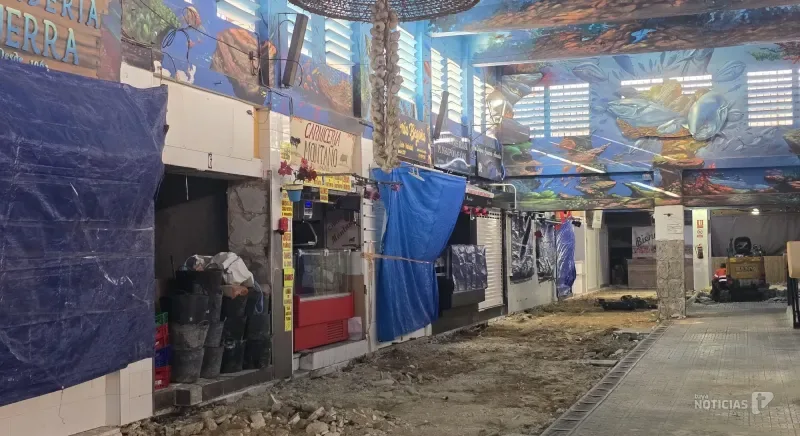 Así avanzan las obras que transformarán el mercado de abastos barbateño