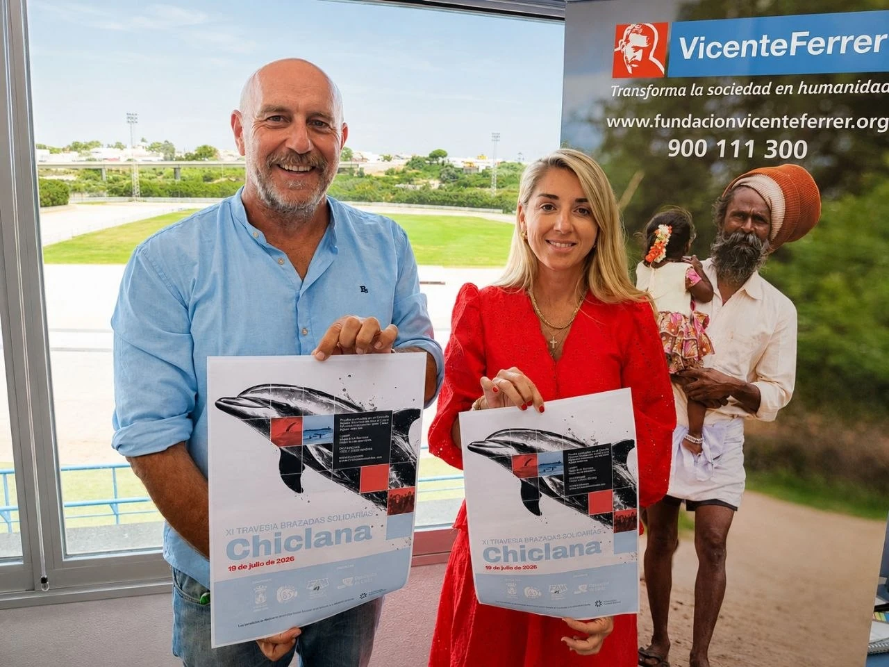 La Barrosa acoge este domingo la undécima edición de las Brazadas Solidarias Chiclana