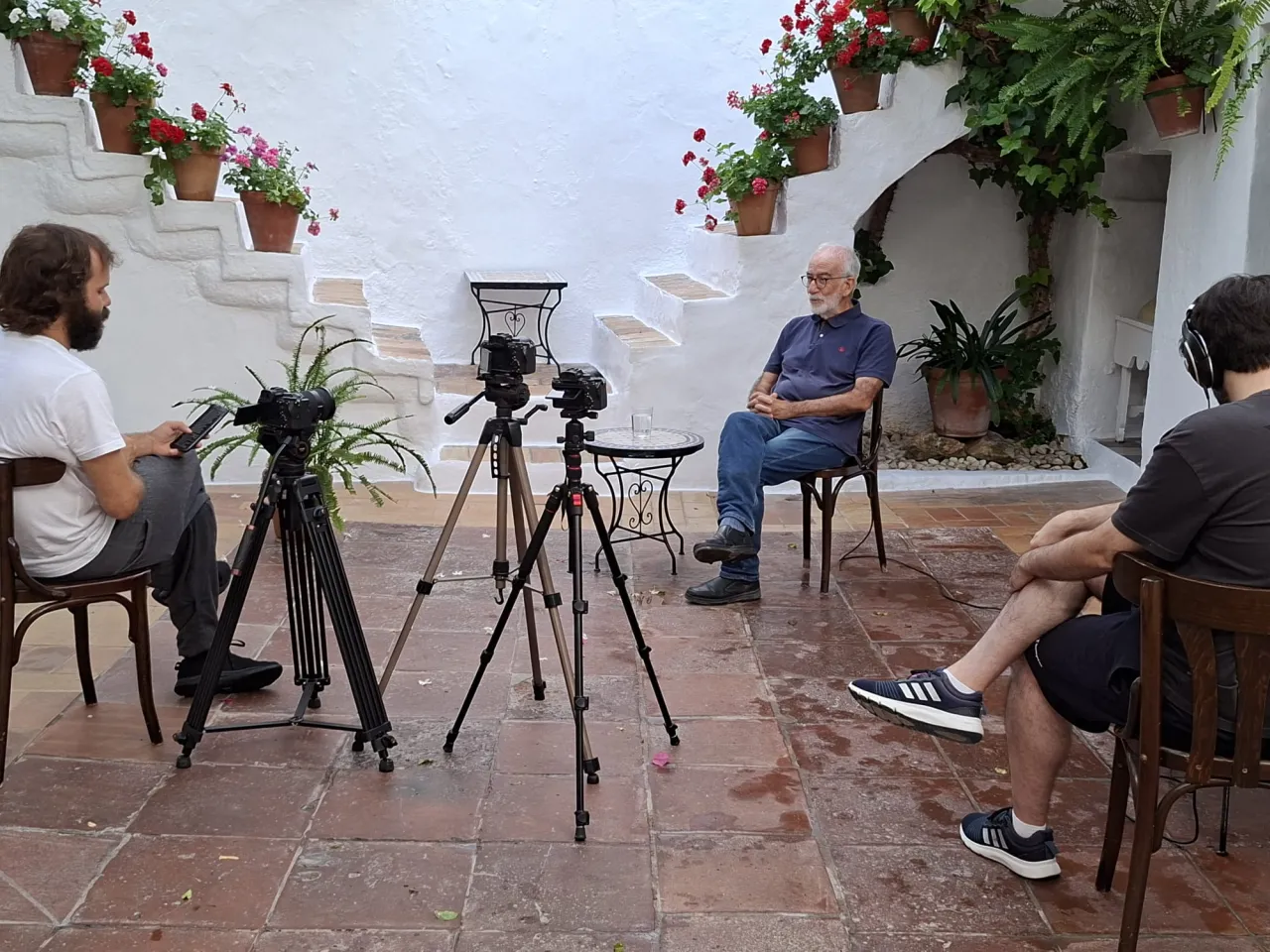 Comienza el rodaje de un documental sobre la Transición democrática en Conil dirigido por Dany Ruz