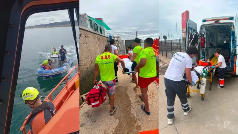 Barbate refuerza la coordinación de emergencias con un simulacro de rescate marítimo