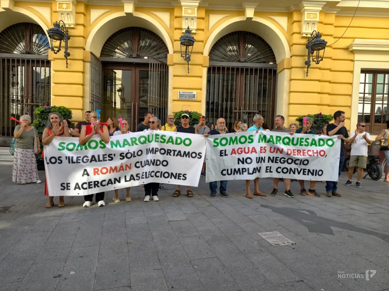 Los vecinos de Marquesado rechazan asumir un coste de más de 25.000 euros por vivienda en las obras de saneamiento