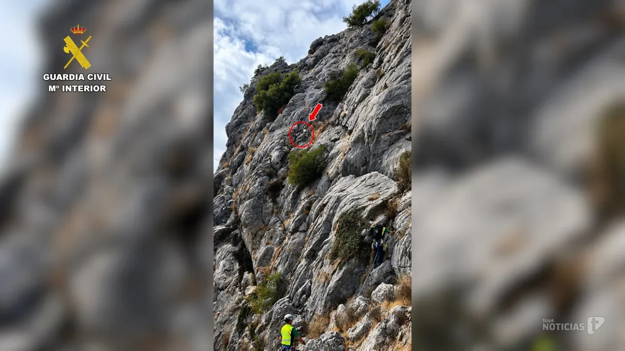 Angustioso rescate de la Guardia Civil en la Sierra de Caillo