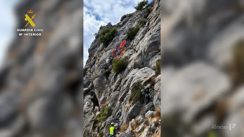 Angustioso rescate de la Guardia Civil en la Sierra de Caillo