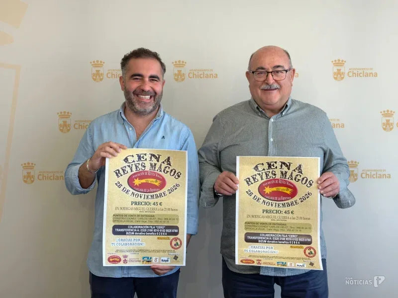 La Asociación de Reyes Magos celebra su cena benéfica el 28 de noviembre en Chiclana