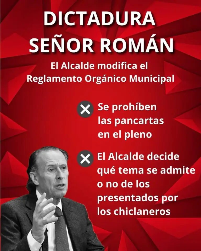 El PP de Chiclana acusa al alcalde de “recortar la participación” tras cambios en el reglamento municipal