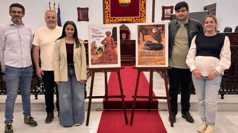 Presentados los carteles de la Feria y Fiestas 2026 y de la Feria de Ganado en Medina Sidonia