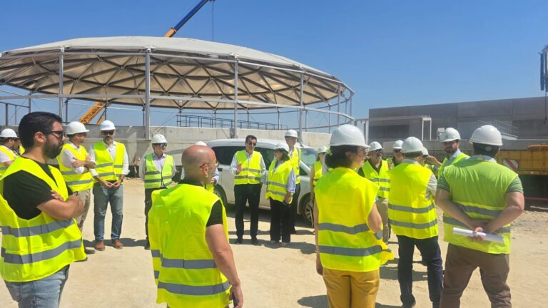 CUAES alcanza el 50% de ejecución de las obras de la nueva depuradora y el saneamiento de Barbate y Zahara