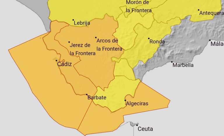Aviso naranja por levante con rachas de 90 km/h en la provincia